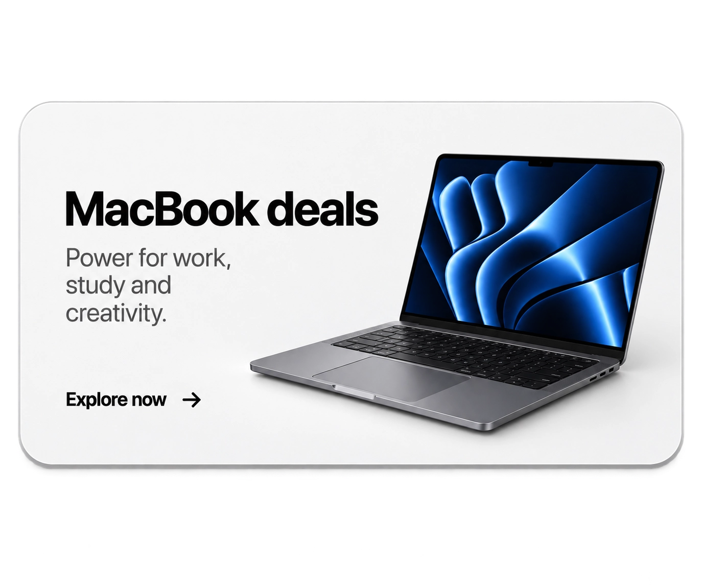 MacBook for work, study and creativity